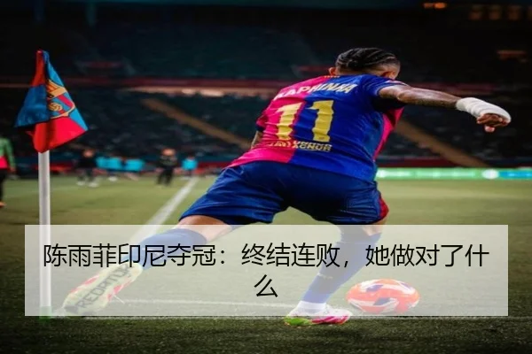 陈雨菲印尼夺冠：终结连败，她做对了什么